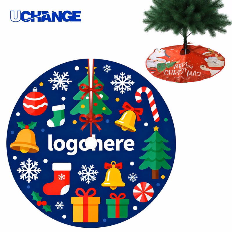 Holiday Tree Skirt Floor Protector Mat