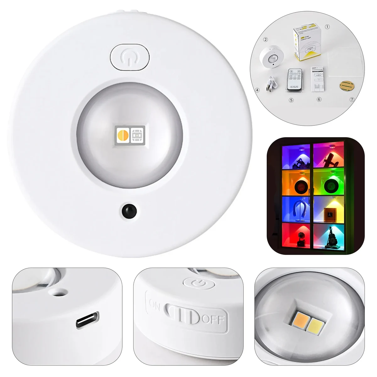 Rechargeable LED Cabinet Magnetic Light 1