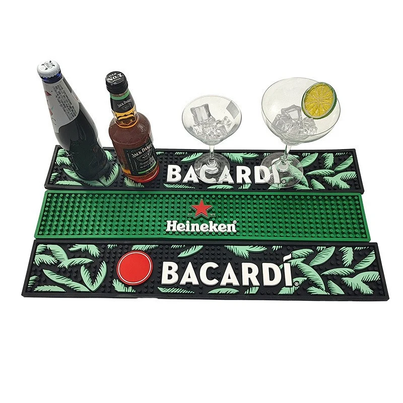 Custom PVC Bar Mat (20" x 4") 1