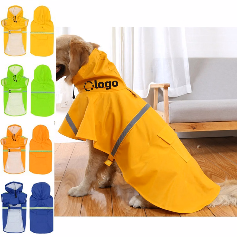 Pet-sized Rain Poncho MOQ 100pcs