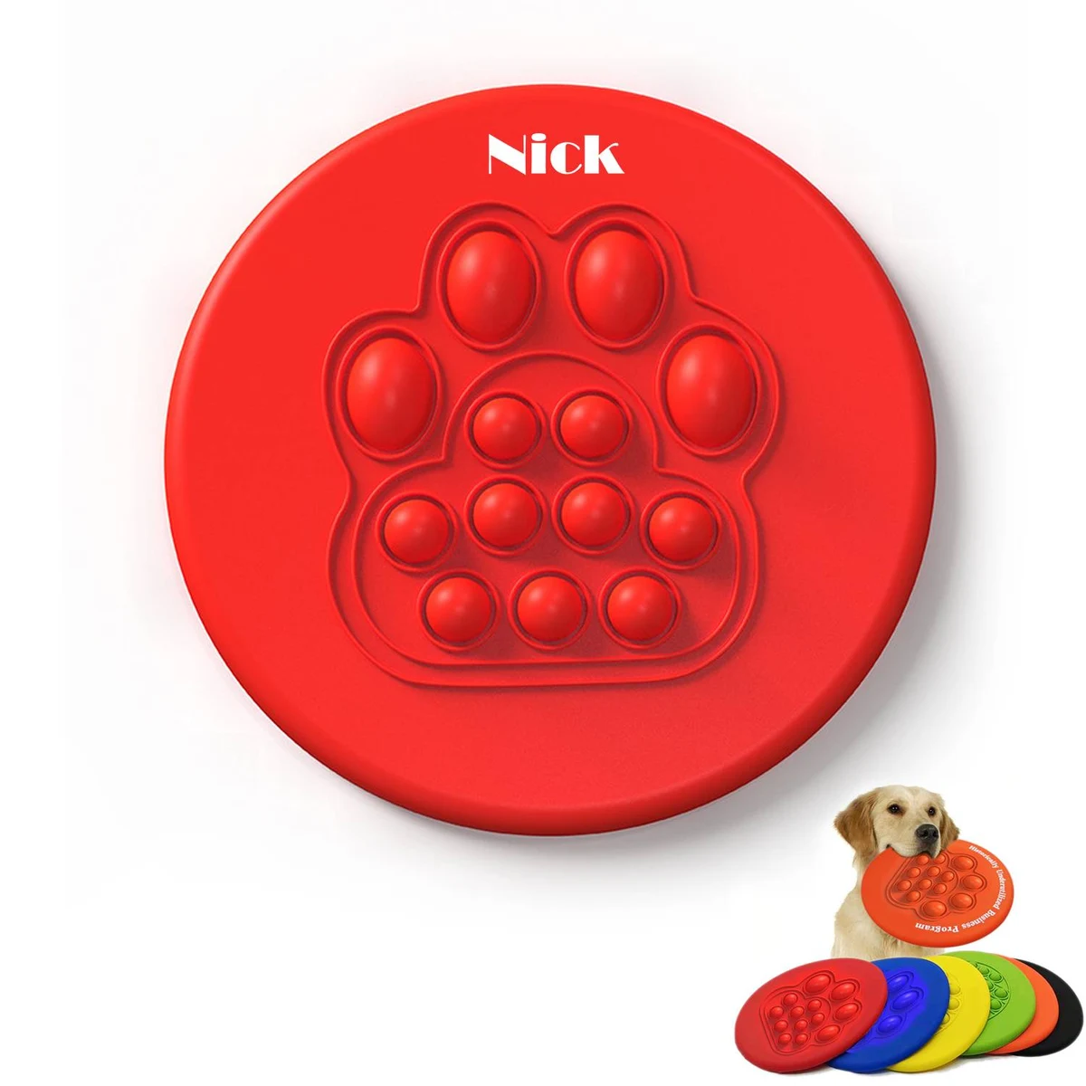 Rubber Pet Flying Disc 1