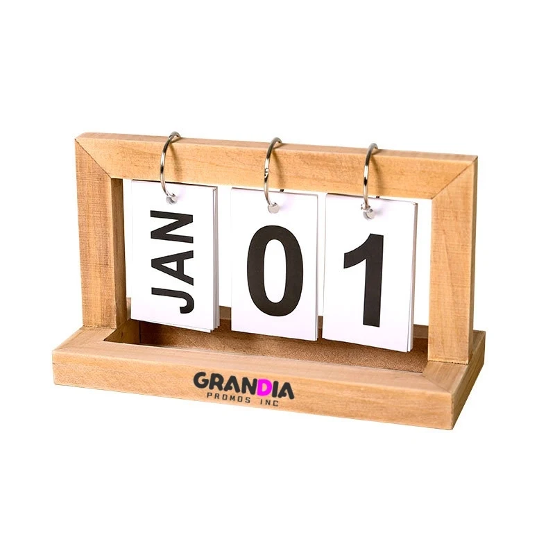 2023 Wooden Desk Calendar 1