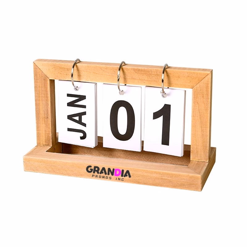 2023 Wooden Desk Calendar