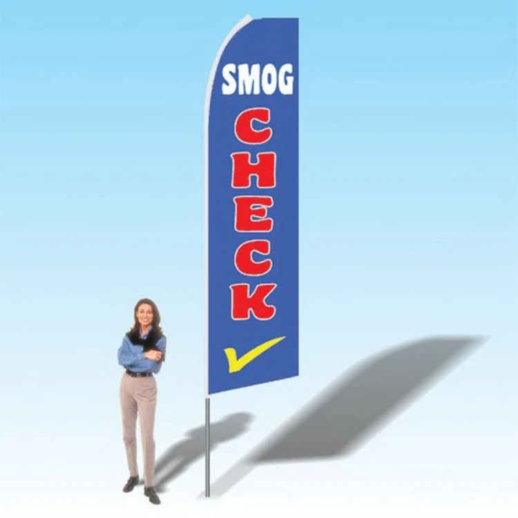 15FT Smog Check New Advertising Banner Flag 1