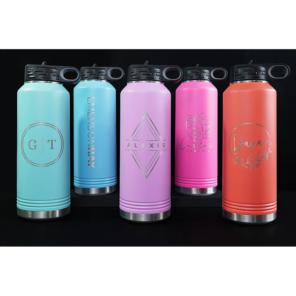 40 oz Polar Camel Metal Water Bottles, custom water bottle with logo imprint 1