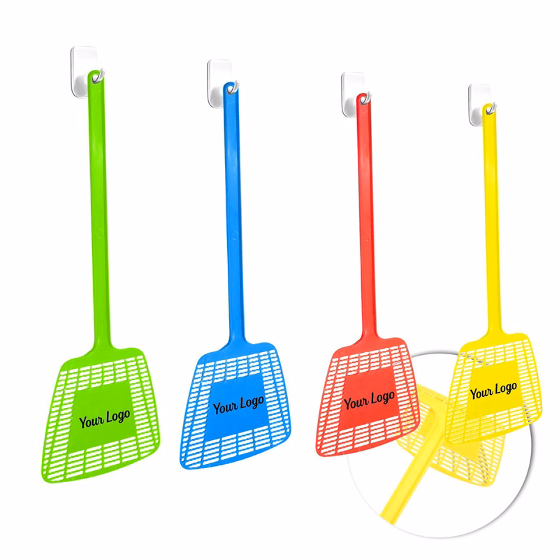 Plastic Fly Swatter with Long Handle