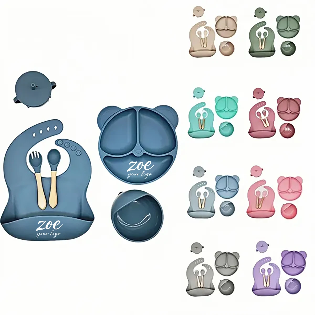 Silicone Infant Dining Kit 1