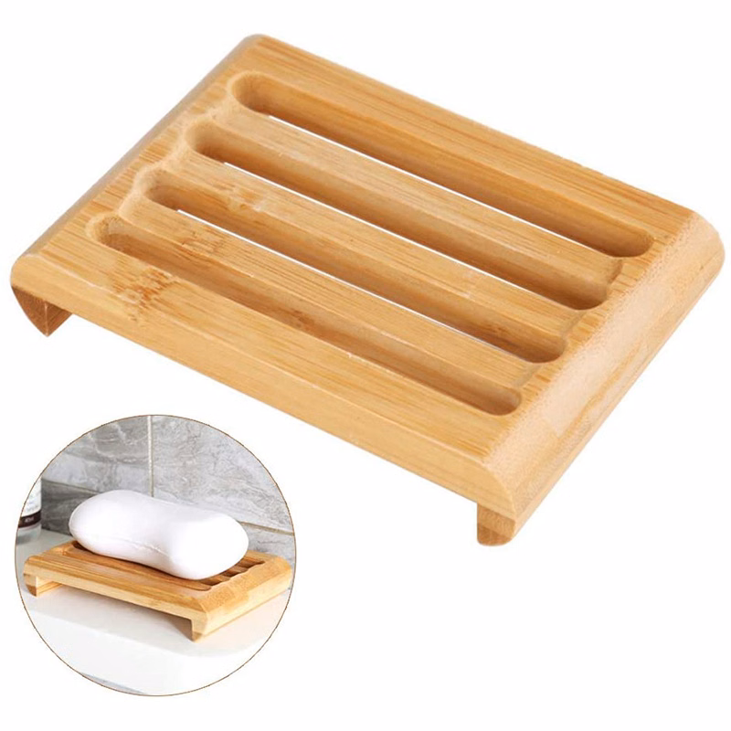 Natural bamboo wood Soap Holder