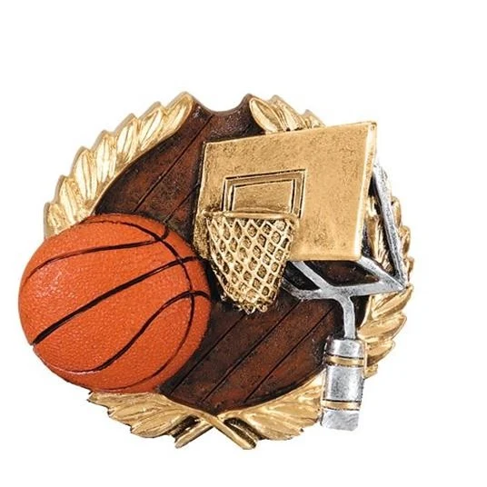 Basketball High Relief Plaque Mount 1