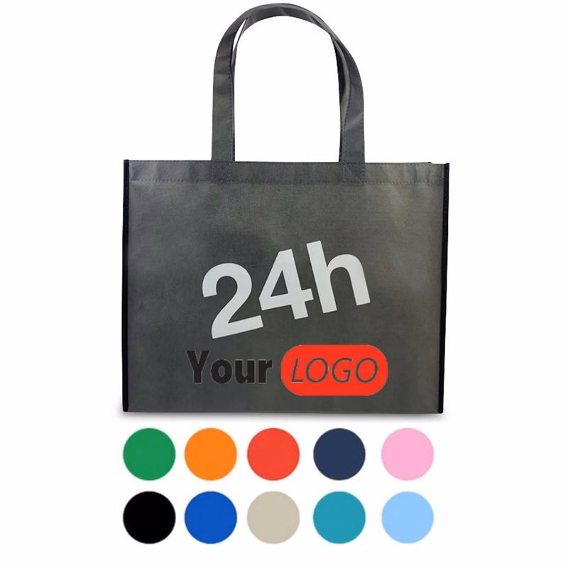 MOQ 20 PCS Promotional Shopper Grocery Non Woven Tote Bag