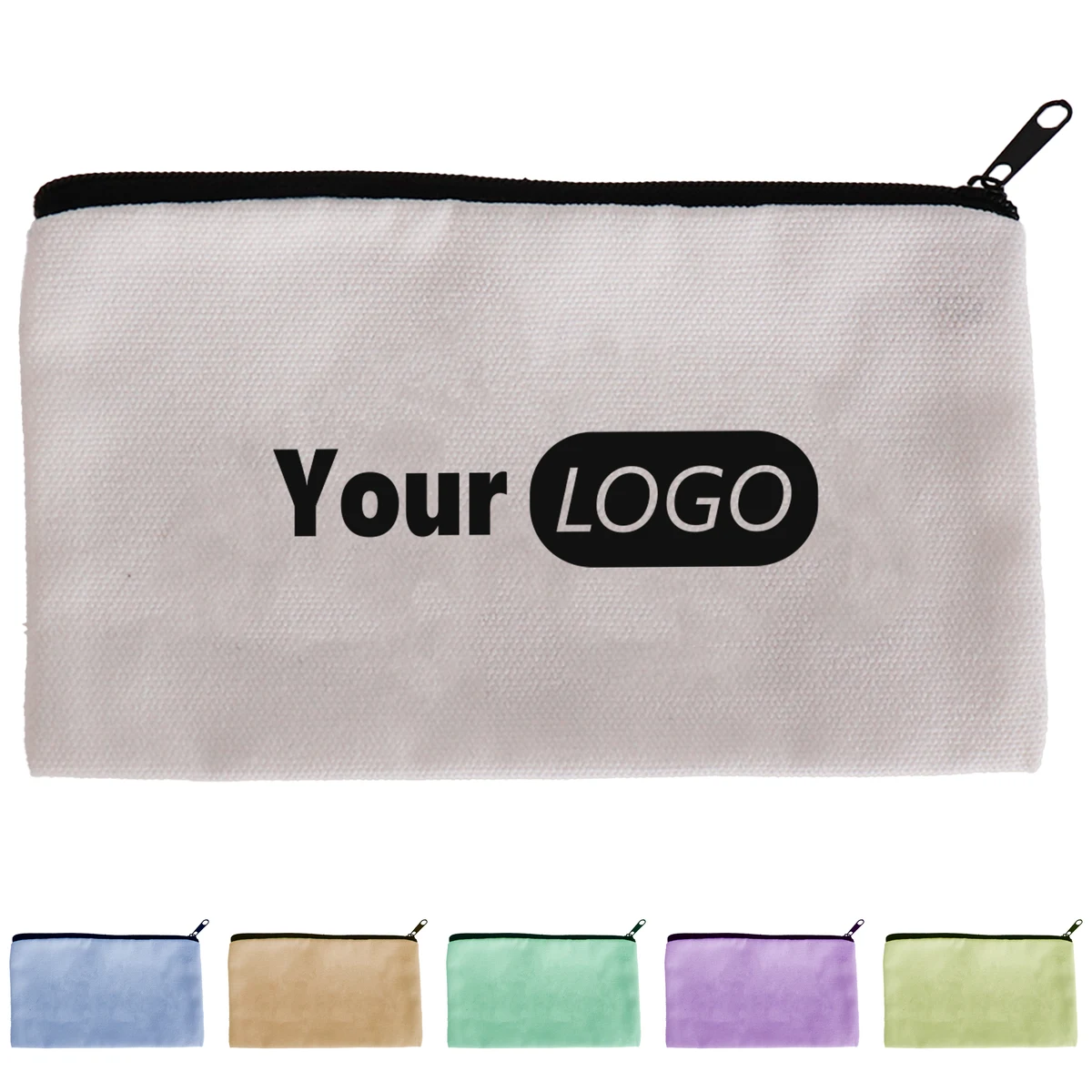 Custom Canvas Zipper Bag 1