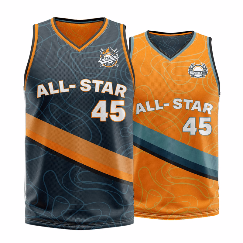 Unisex and Kids' Sublimation Reversible Basketball Jersey -