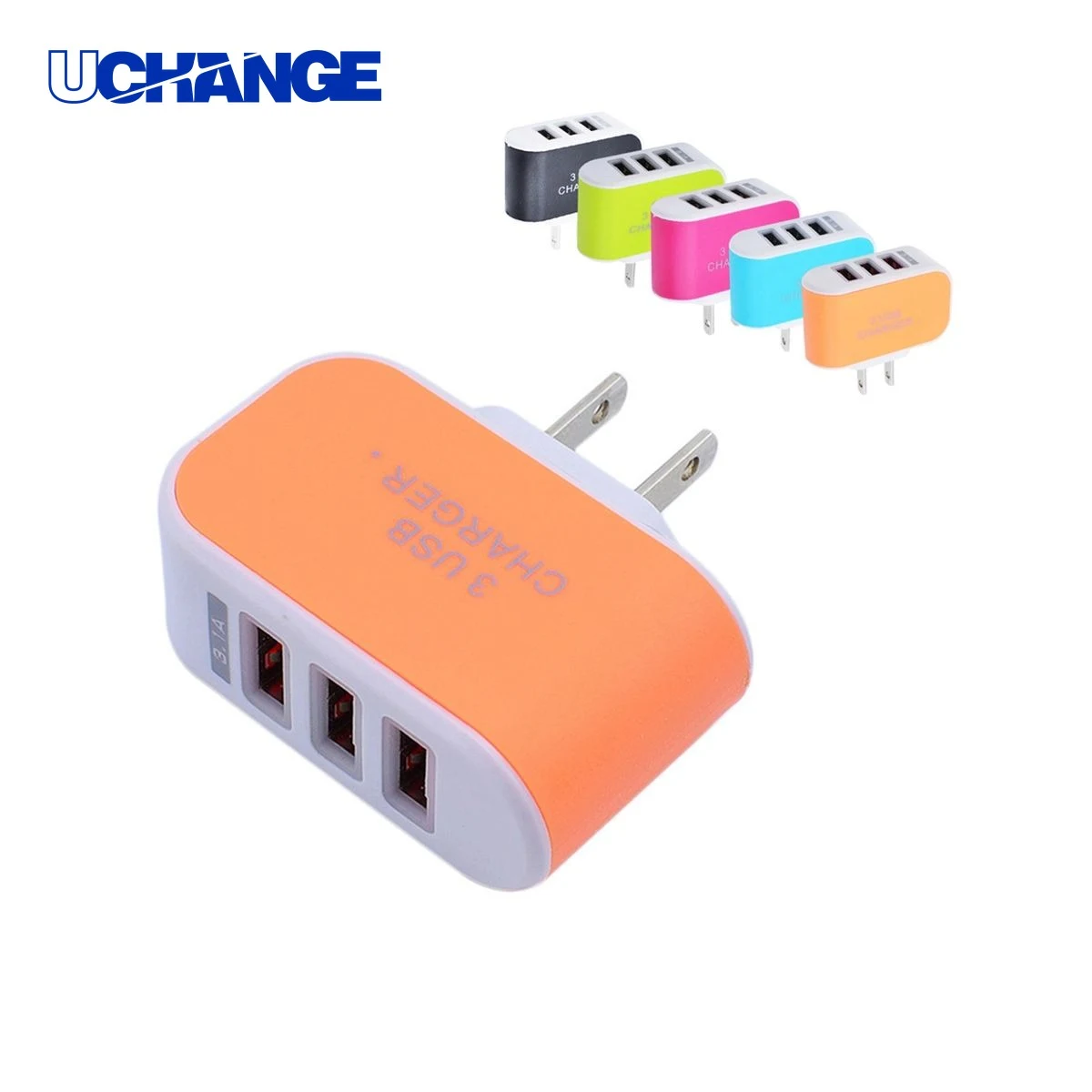 3-Port USB Charger Plug Adapter 1