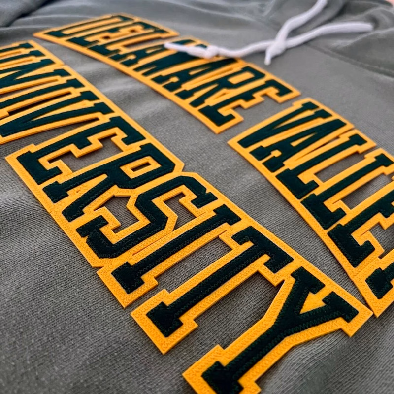 Custom Tackle Twill Letter Patches