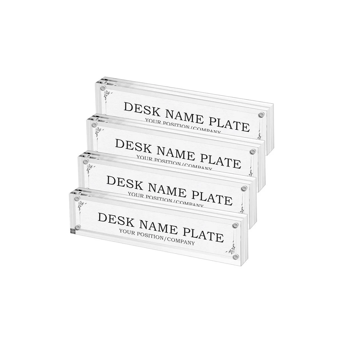 Acrylic Nameplate 1