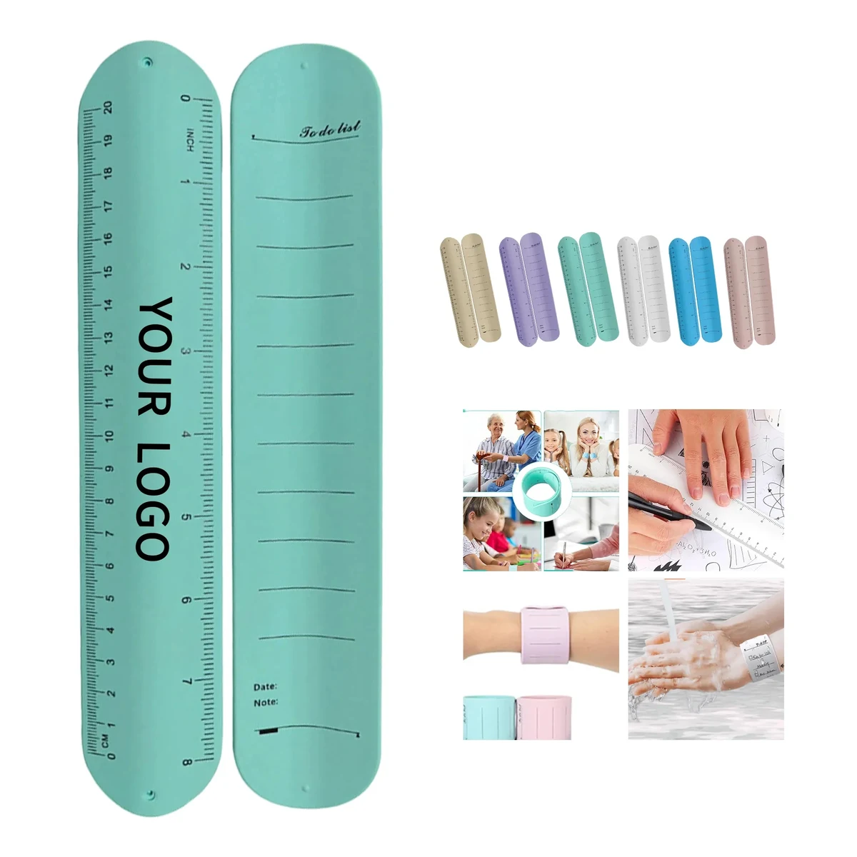 Memo Bracelet Silicone Ruler 1