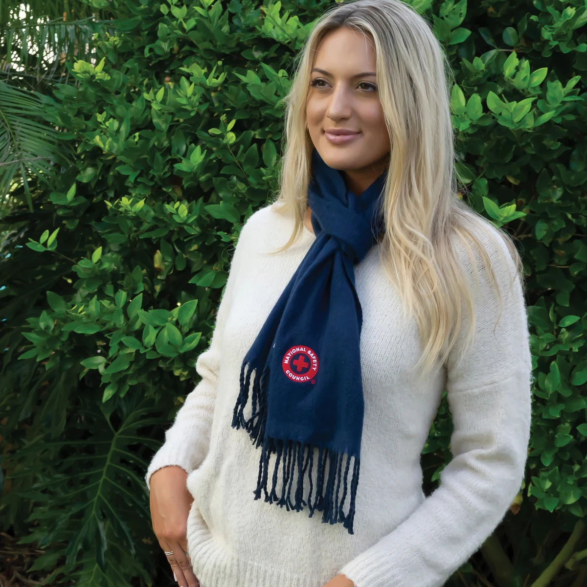 Herringbone Lambswool Scarf 1