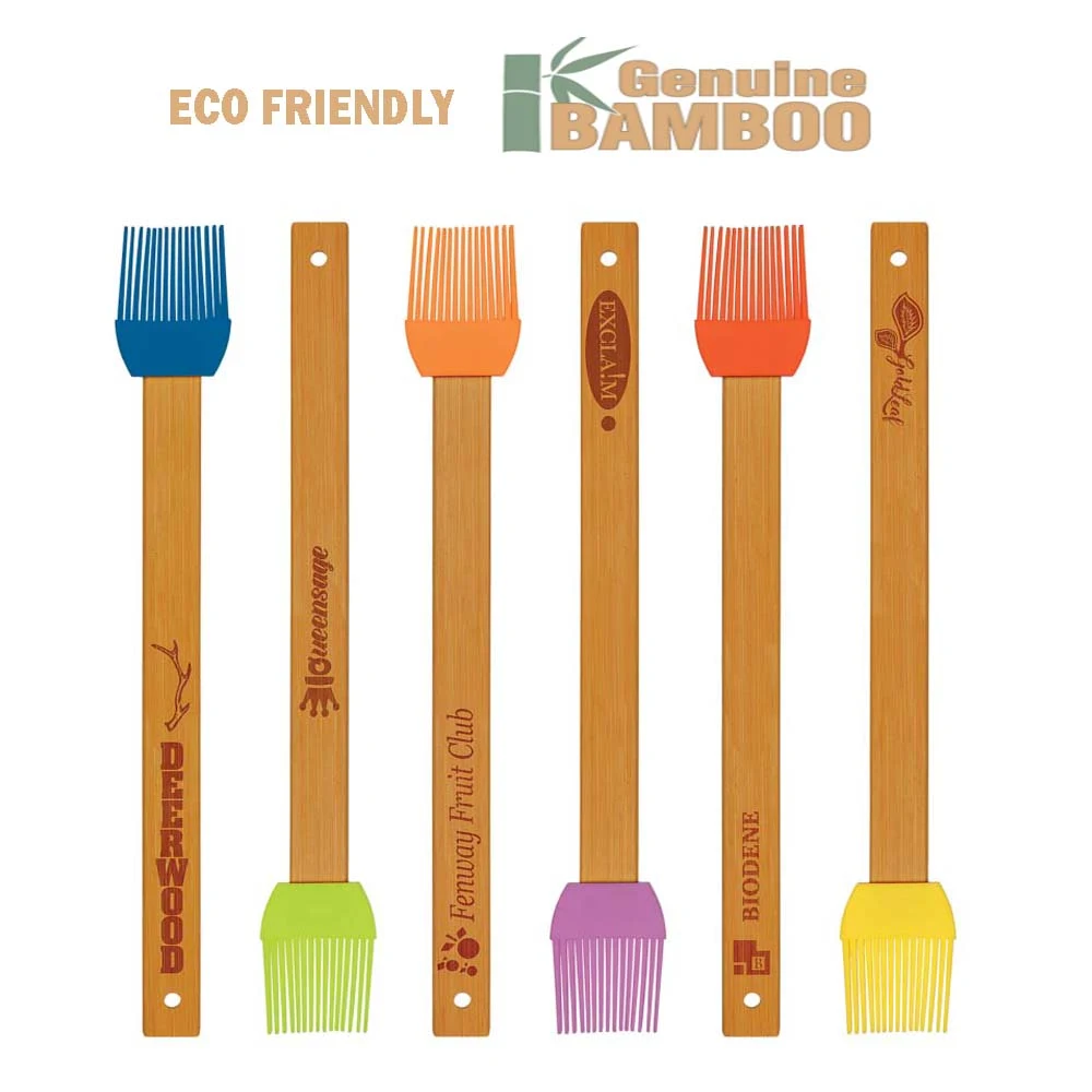 Silicone Baster Brush with Bamboo Handle 1