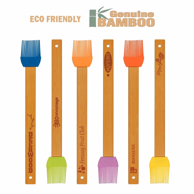 Silicone Baster Brush with Bamboo Handle