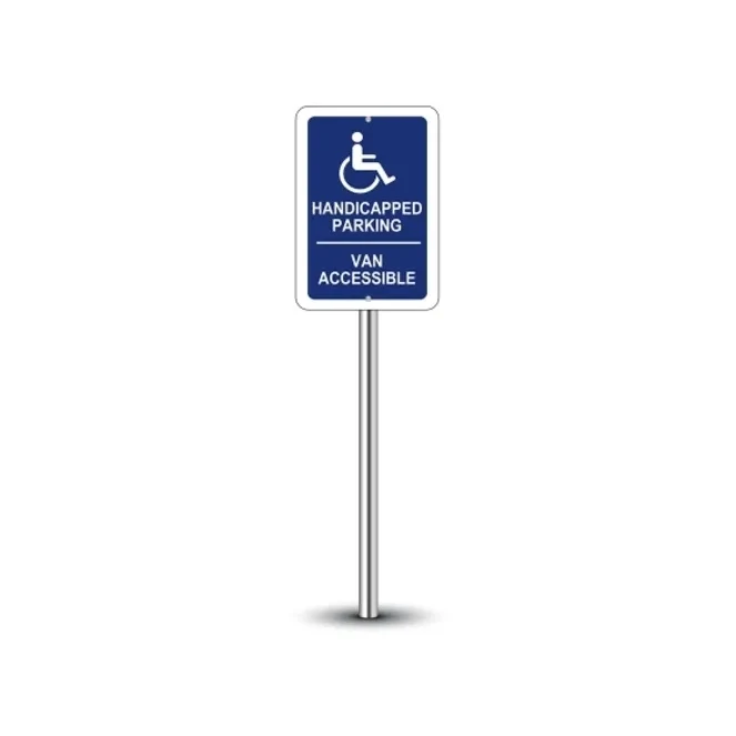 Reflective Handicap Parking Signs (1ft x 1ft) SQFT 1