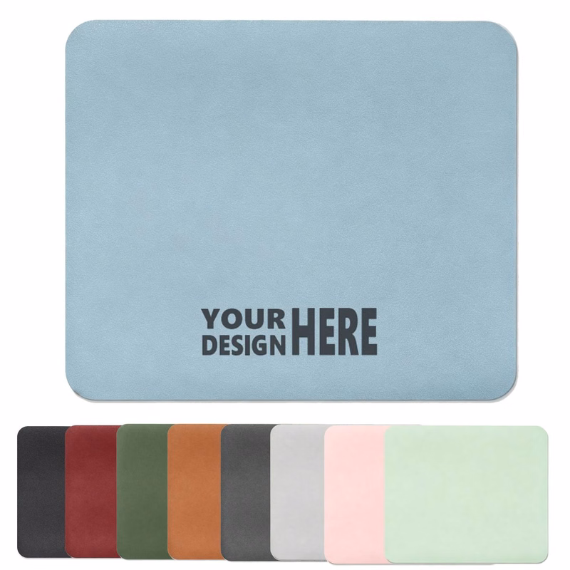 Customizable Single Sided Pu Desk Mouse Pad