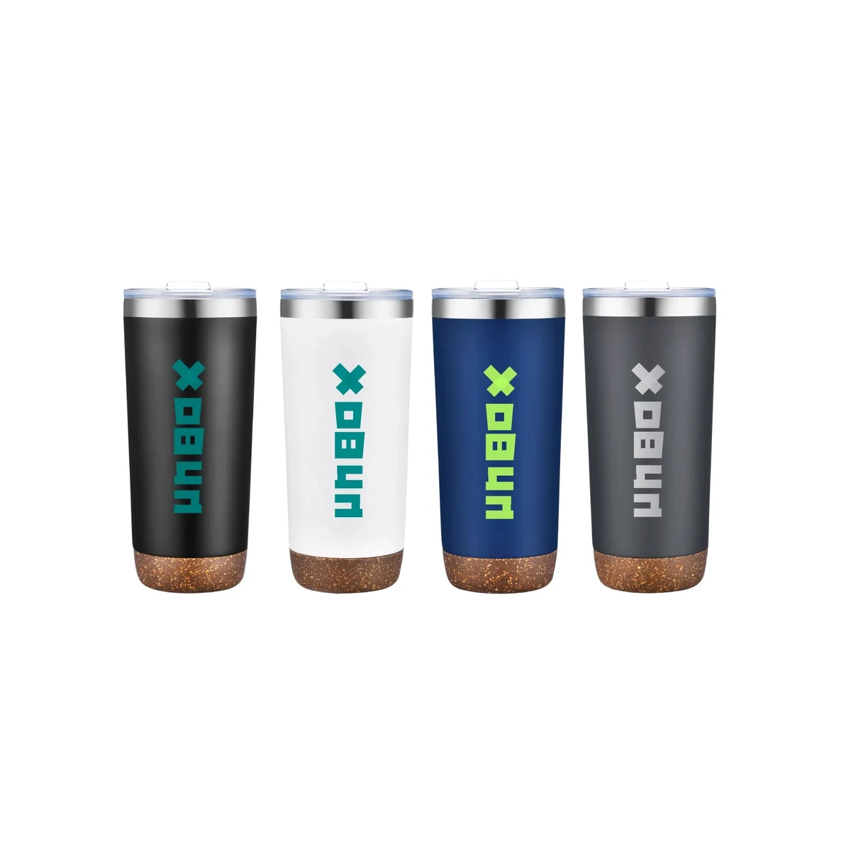 22oz Vacuum Tumbler w/ Cork Bottom 1