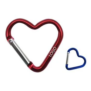 Heart-Shaped Aluminum Carabiners For Outdoor Adventures 1