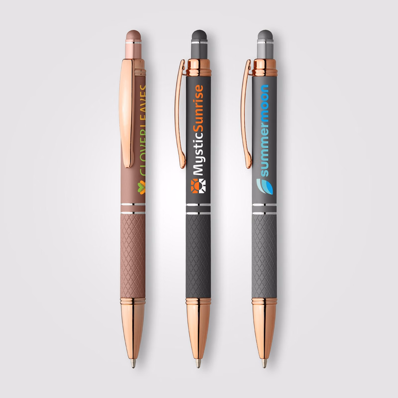 Phoenix Softy Rose Gold Gel Pen w/Stylus