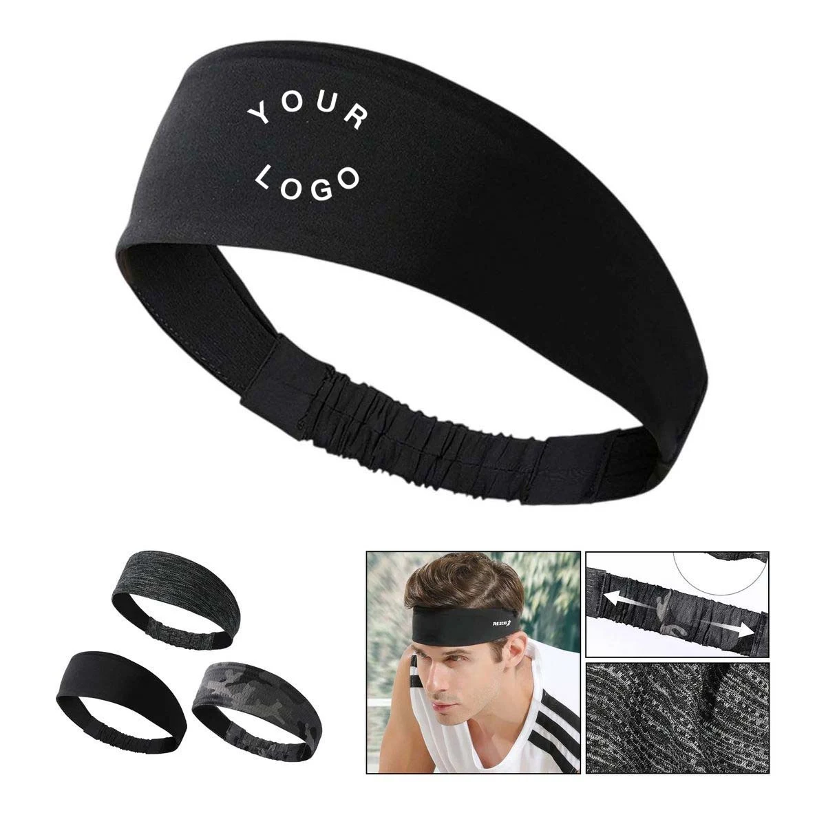 Ice Silk Headband for Running and Fitness 1