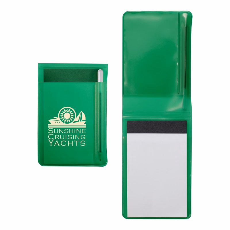 Translucent 100-page Memo Book with Matching Pen