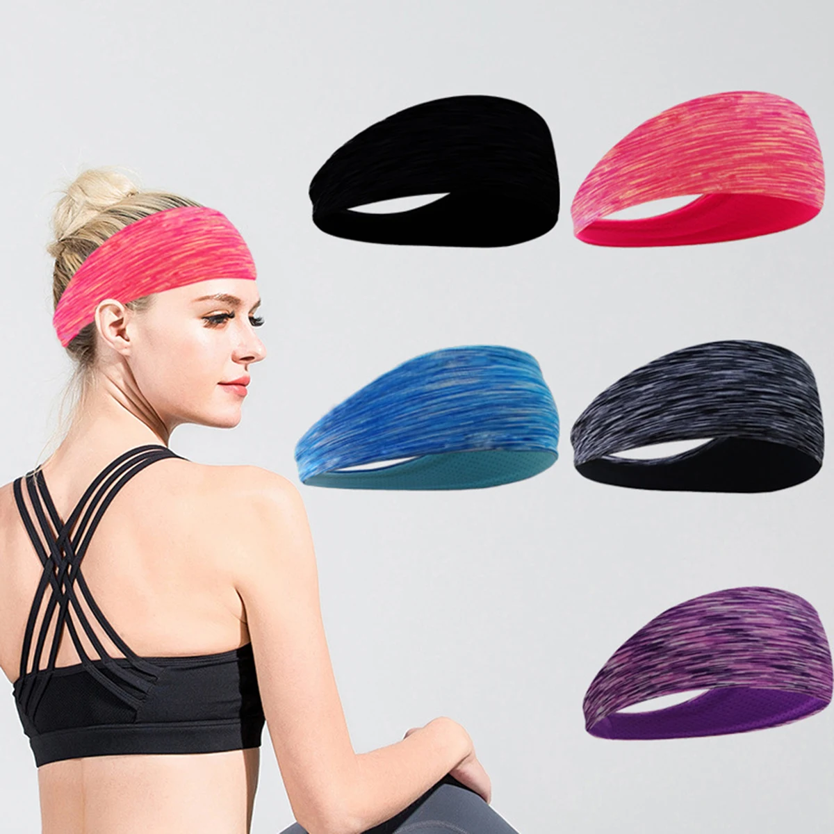 Polyester Yoga Exercise Headbands 1