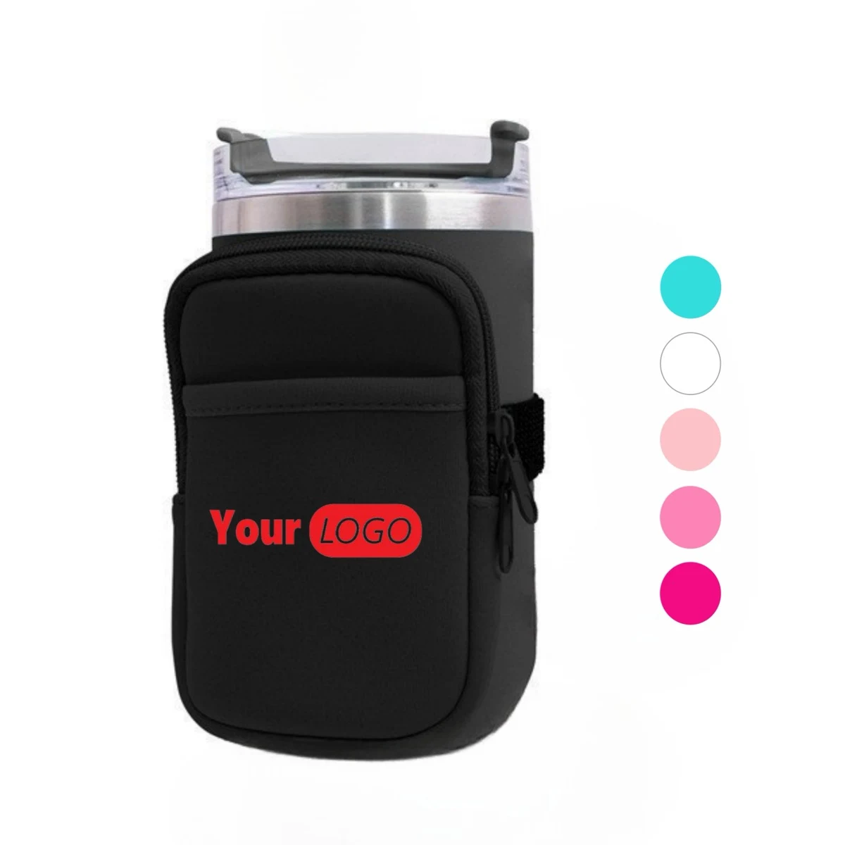 Water Bottle Pouch With Pocket 1