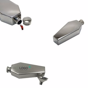 3.5oz Hexagon Stainless Steel Flask With Tightly Sealed Cap