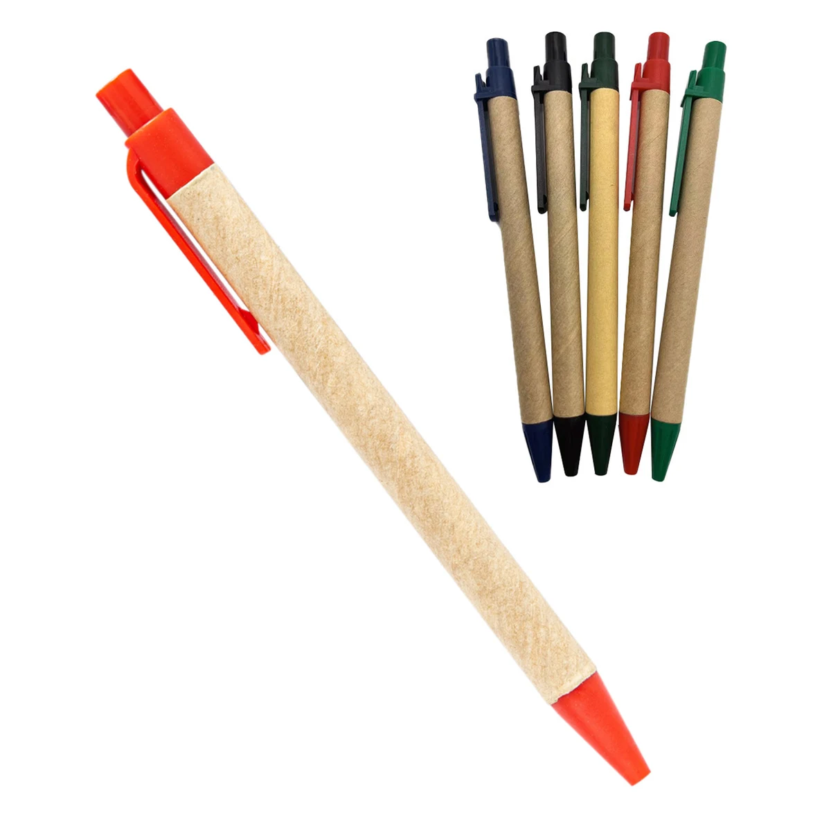 Brown Paper Stick Ballpoint Pen Advertising Pen 1