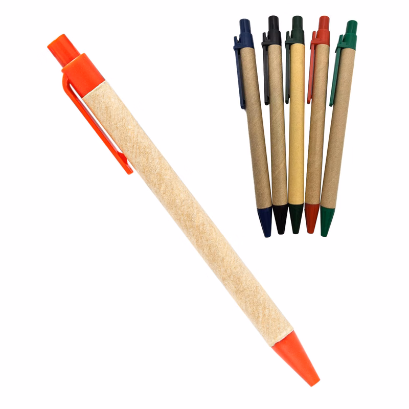 Brown Paper Stick Ballpoint Pen Advertising Pen