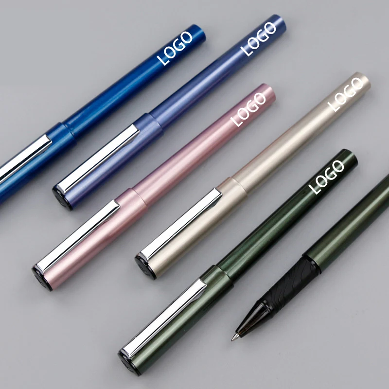 Colorful Ballpoint Pens with Customizable Logo Space 1