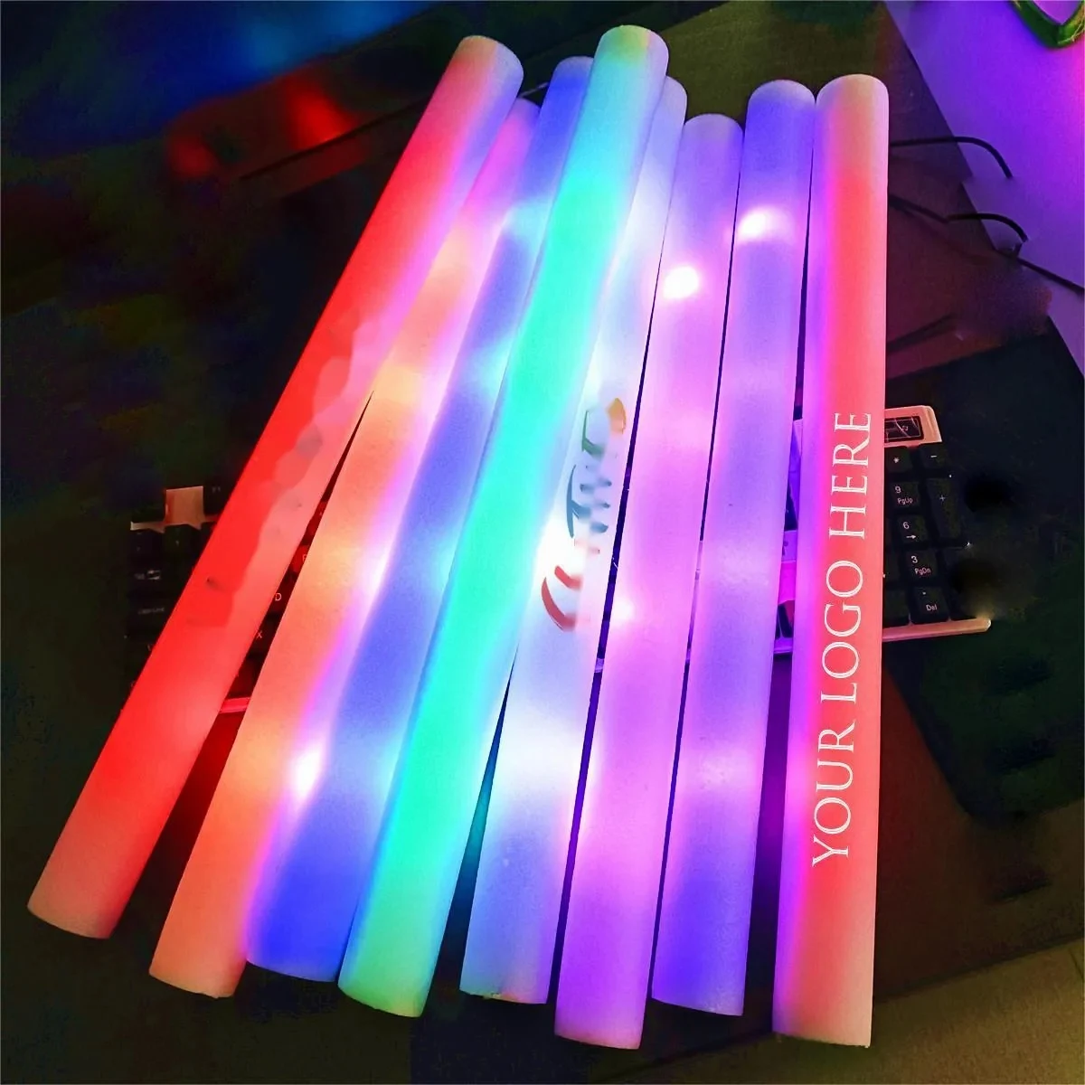 Custom LED Foam Glow Sticks 1