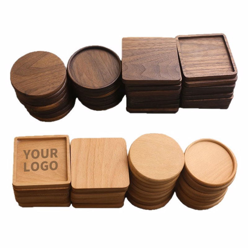 Custom Natural Wooden Coasters