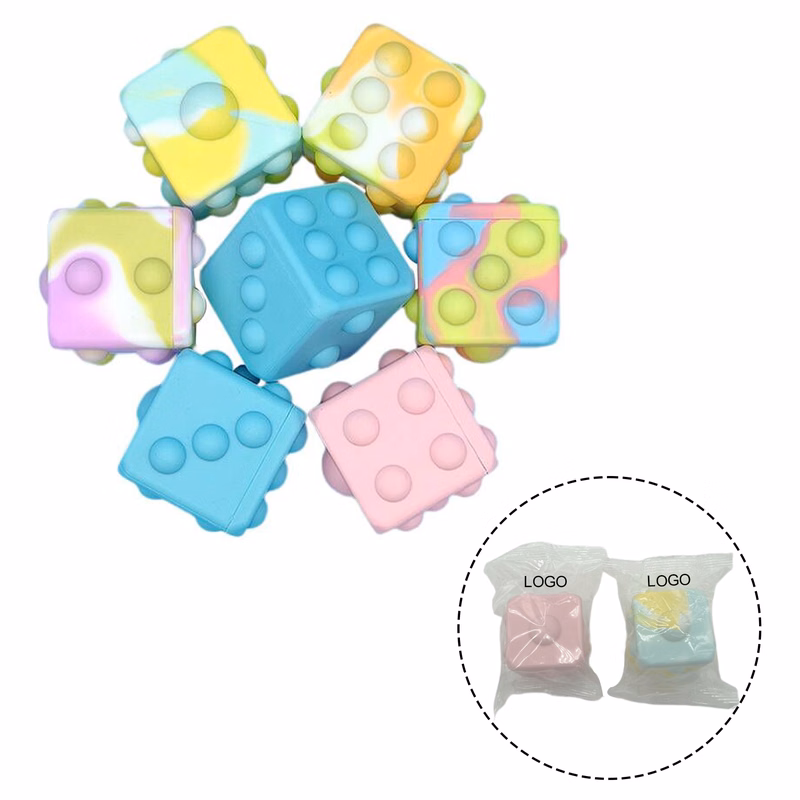 Silicone Decompression Dice Cube