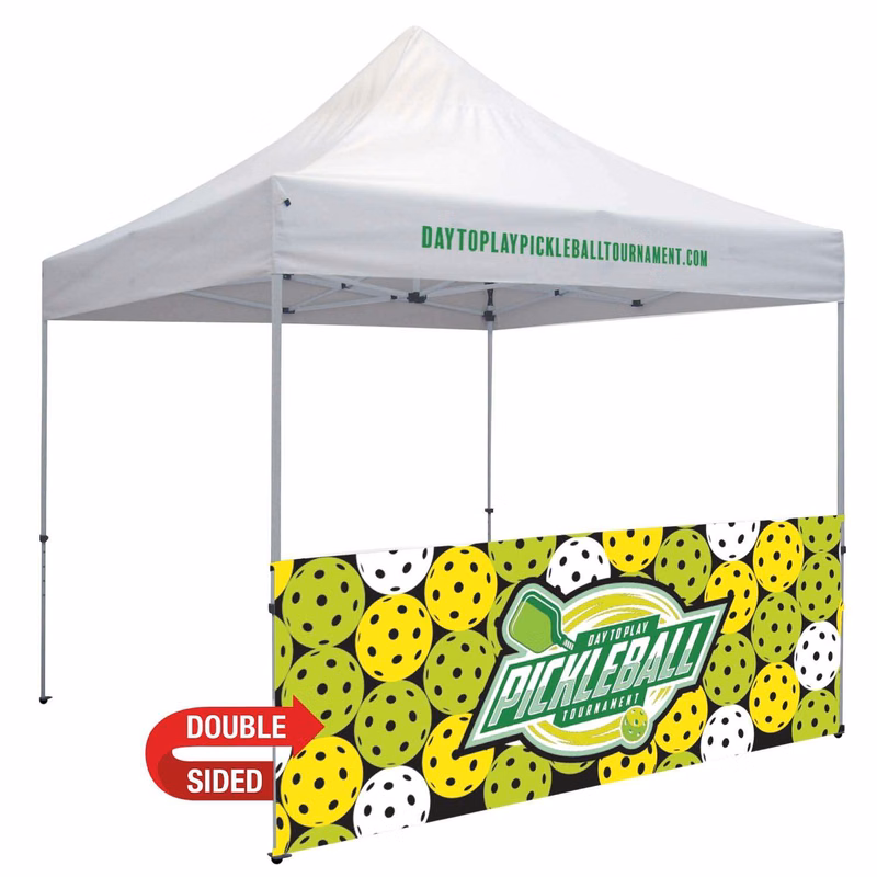 10' Tent Half Wall (Dye Sublimated, Double-Sided)
