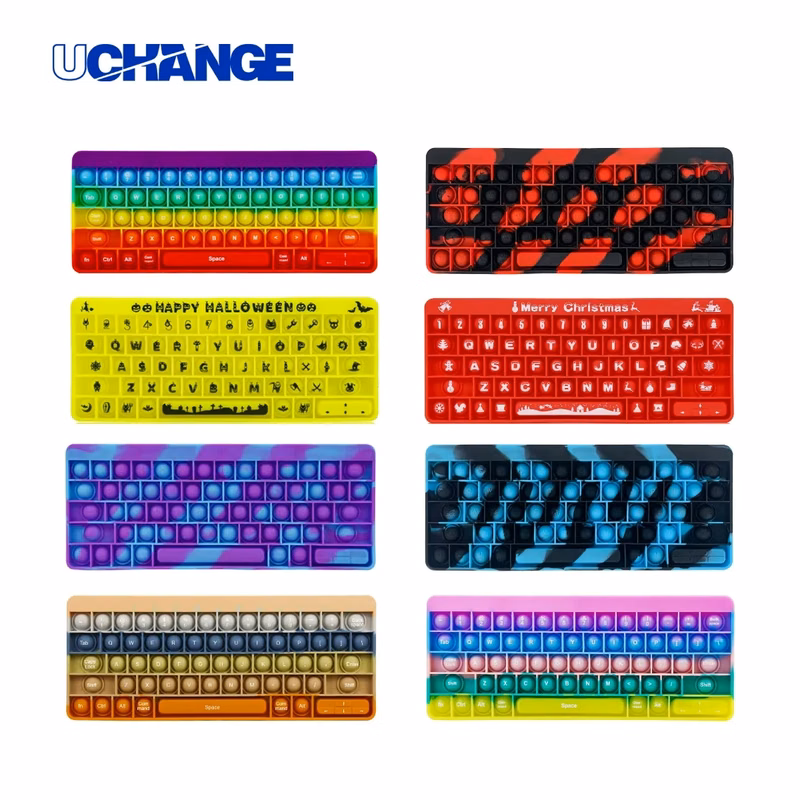 Fidget Pop Bubble Keyboard Stress Relief Toy