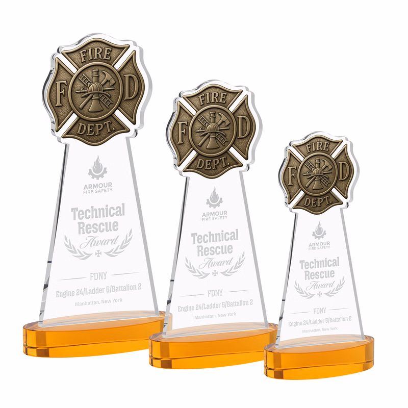Fire Dept Award on Alberton Base - Amber