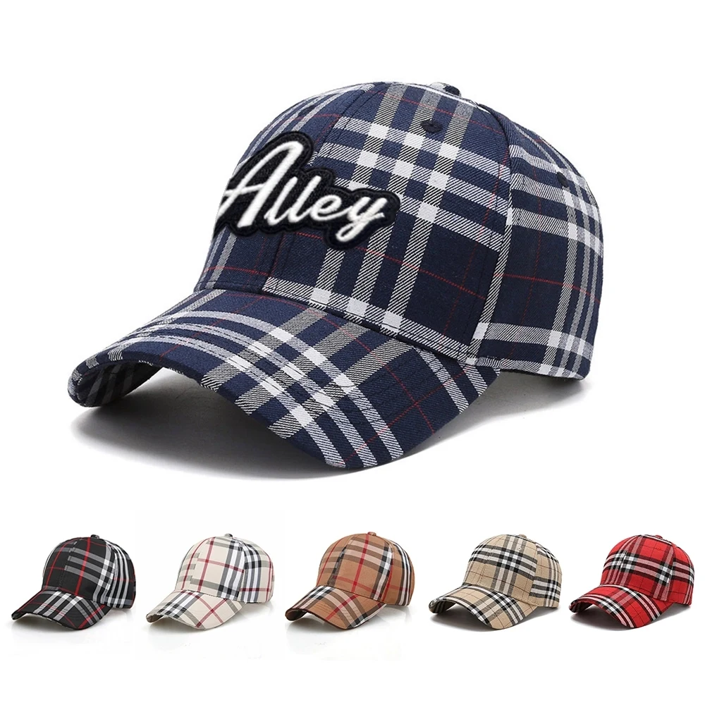 Plaid Cotton Cap 1