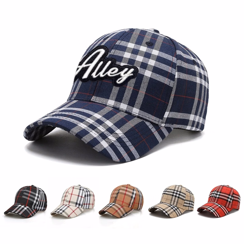 Plaid Cotton Cap