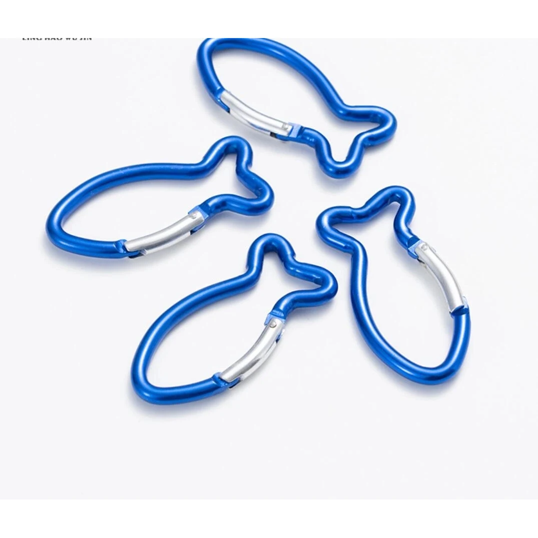 Fish Shape Carabiner Keychain 1