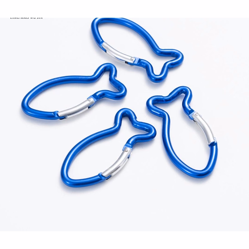 Fish Shape Carabiner Keychain