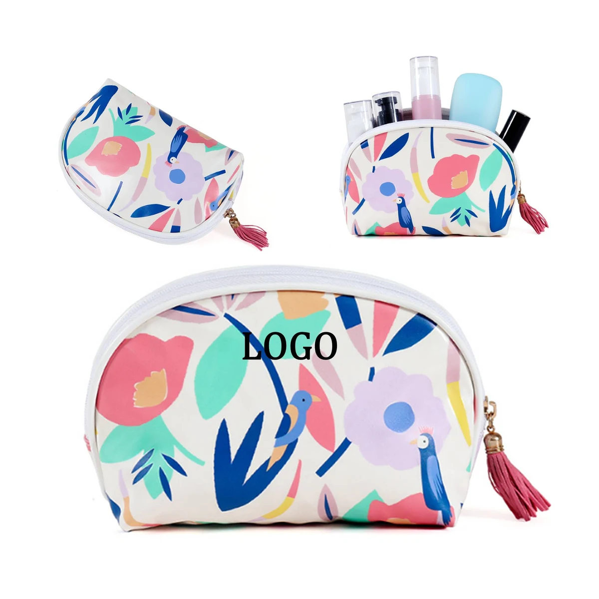 Portable PU Leather Toiletry Bag 1