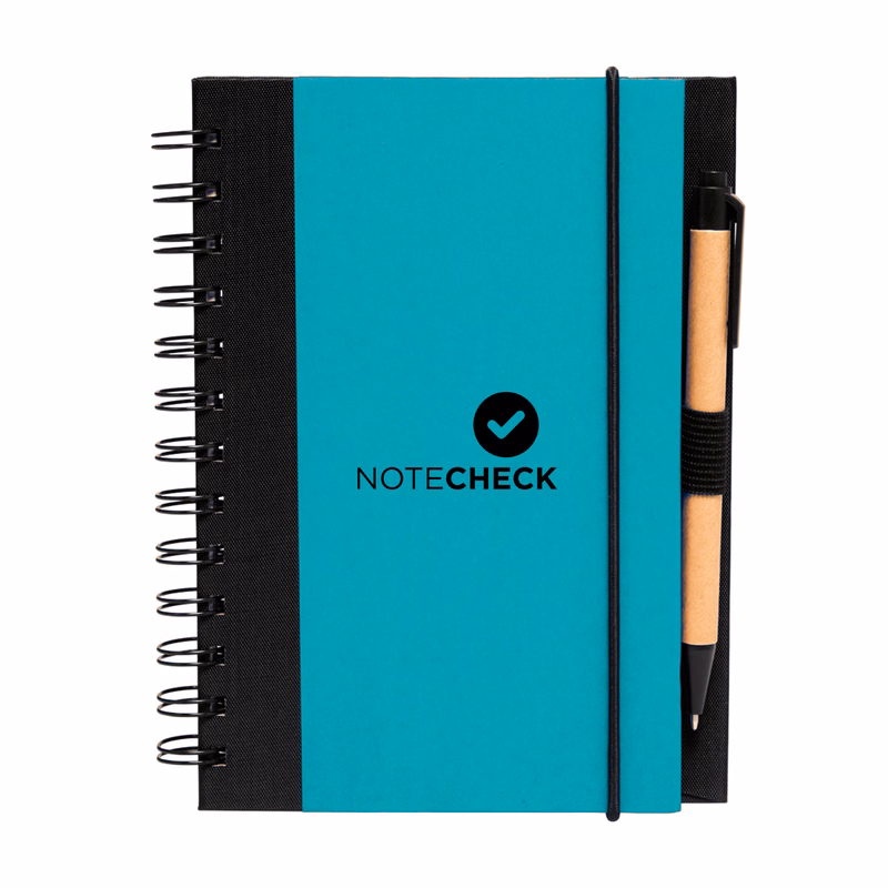 Duotone Spiral Notebook (1 Color Imprint)