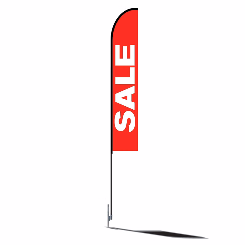 Sale Print Flag Kit 15' Feet Feather Flag Sign feather banner feather banners Outdoor Banner
