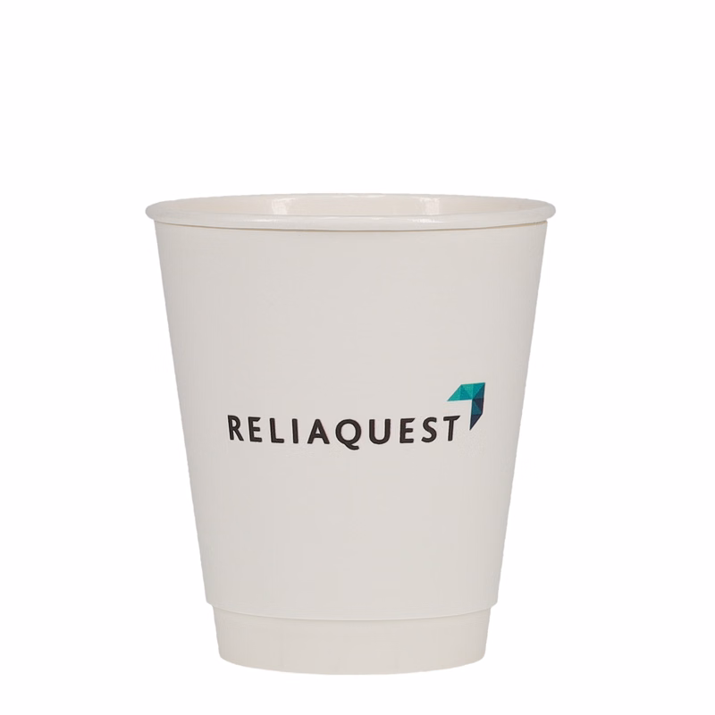 12 oz Paper Cup Insulated White Digital Print